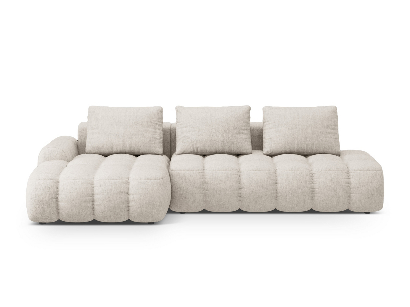 Cosmopolitan Design venstrevendt hjørnesovesofa med oppbevaring, 
