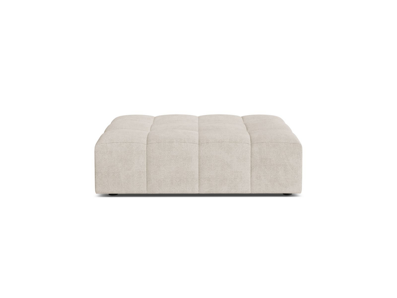 Cosmopolitan Design puff, "Chicago", 1-seter, 102 × 84 × 42 cm, Eden 10, svarte plastben