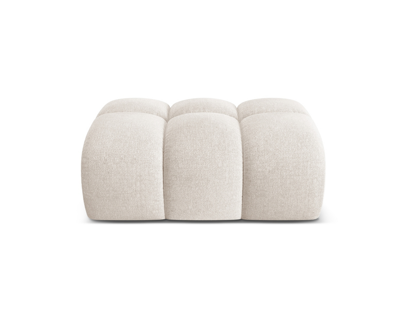 Cosmopolitan Design puff, "Treno", 1-seter, 90 × 70 × 42 cm, Eden 10, svarte plastben