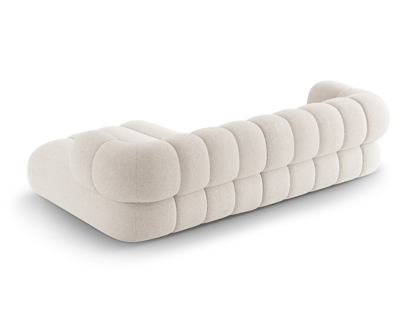 Cosmopolitan Design høyrevendt hjørnesofa, "Koge", 5-seter, 270 × 165 × 70 cm, Eden 10, svarte plastben