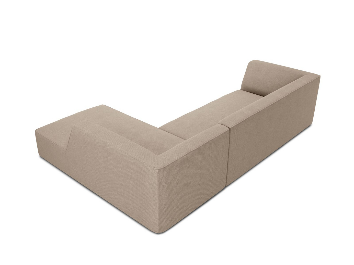 Cosmopolitan Design høyrevendt modulhjørnesofa, "Siena", 4-seter, 273 × 180 × 69 cm, Ottawa, svarte plastben, Variant RC_M_137
