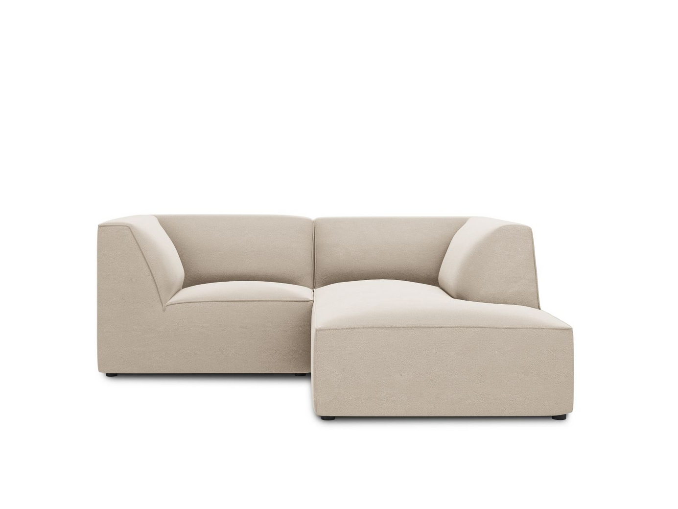 Cosmopolitan Design høyrevendt fløyelsmodulhjørnesofa, 