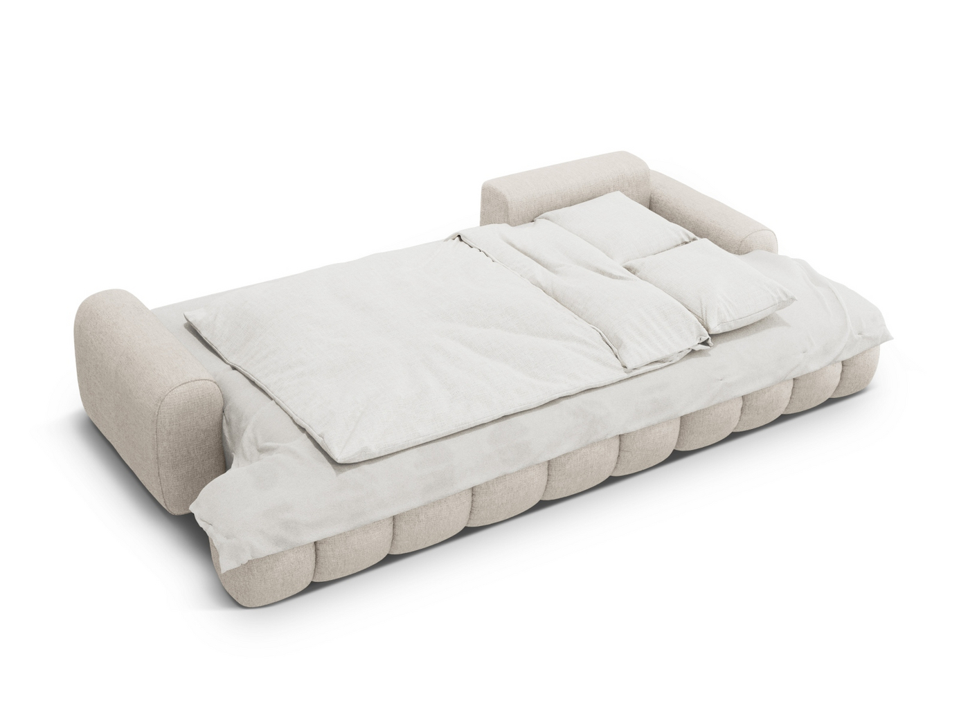 Cosmopolitan Design høyrevendt hjørnesovesofa med oppbevaring, "Linz", 3-seter, 275 × 142 × 84 cm, Sorella, svarte plastben, Variant RCF_193