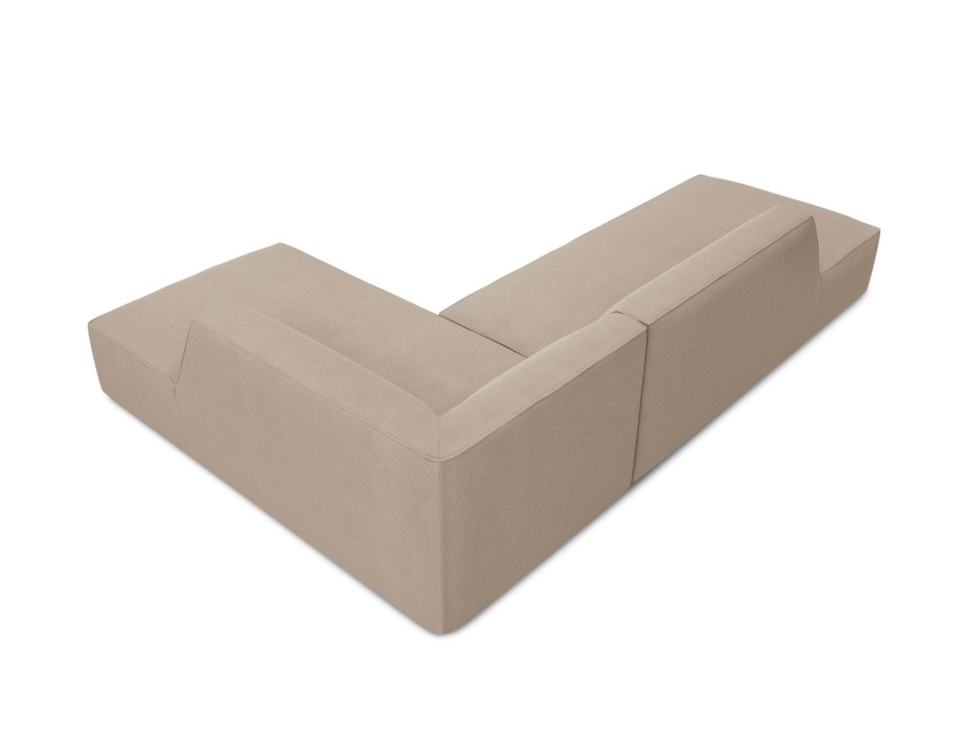 Cosmopolitan Design høyrevendt modulhjørnesofa, "Siena", 4-seter, 273 × 180 × 69 cm, Ottawa, svarte plastben, Variant RCO_137