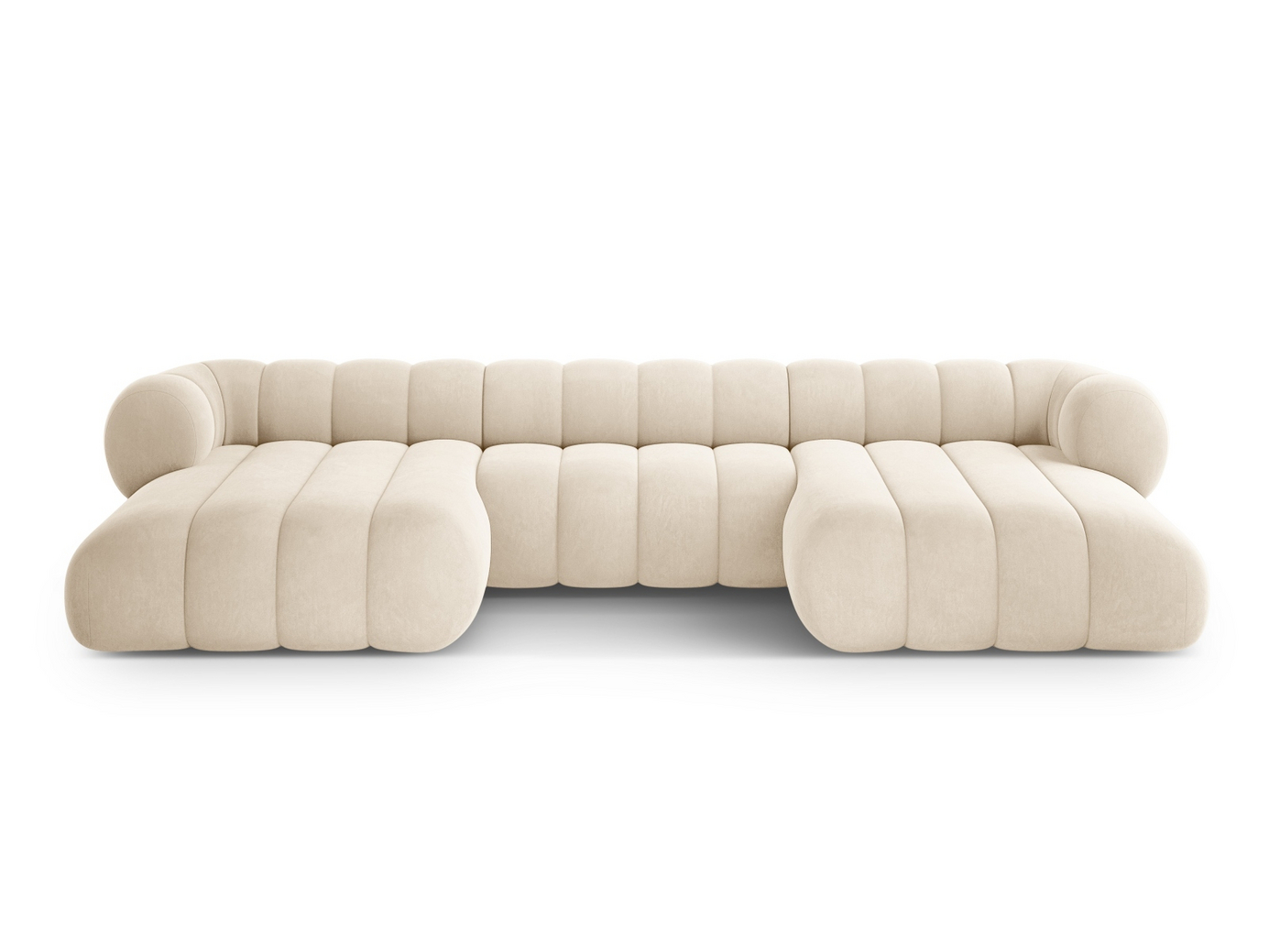 Cosmopolitan Design fløyelspanoramasofa, 