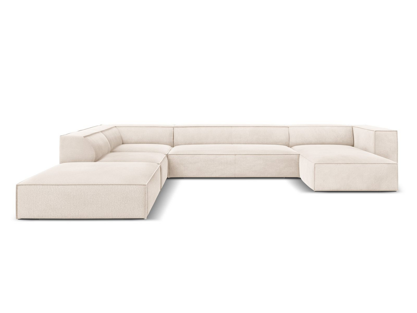Cosmopolitan Design venstrevendt panoramahjørnesofa, 