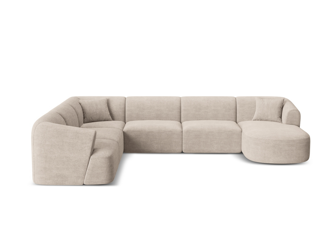 Cosmopolitan Design venstrevendt panoramamodulhjørnesofa, 