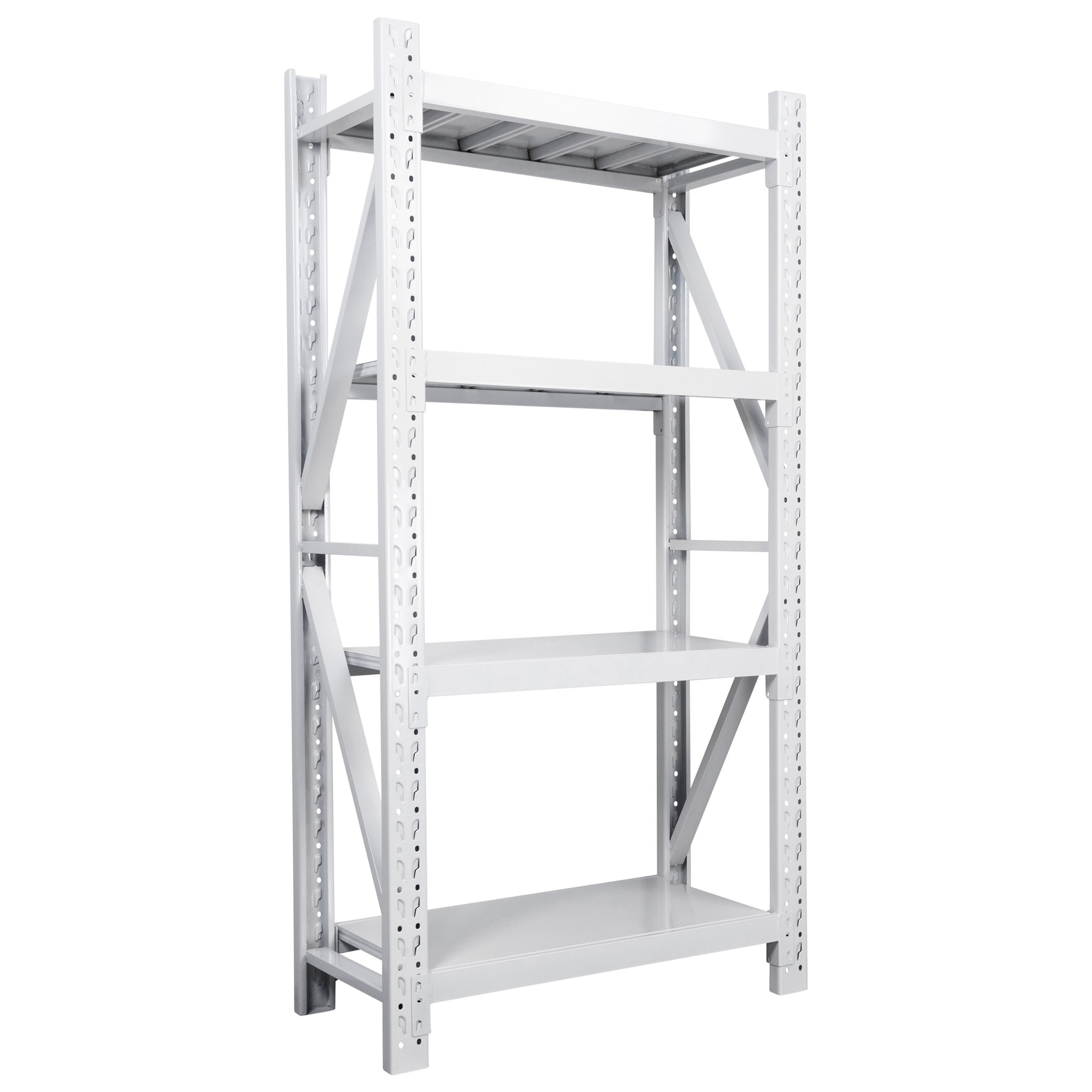 Fornorth Lagerreol 800kg, 100x50x200cm, Hvit