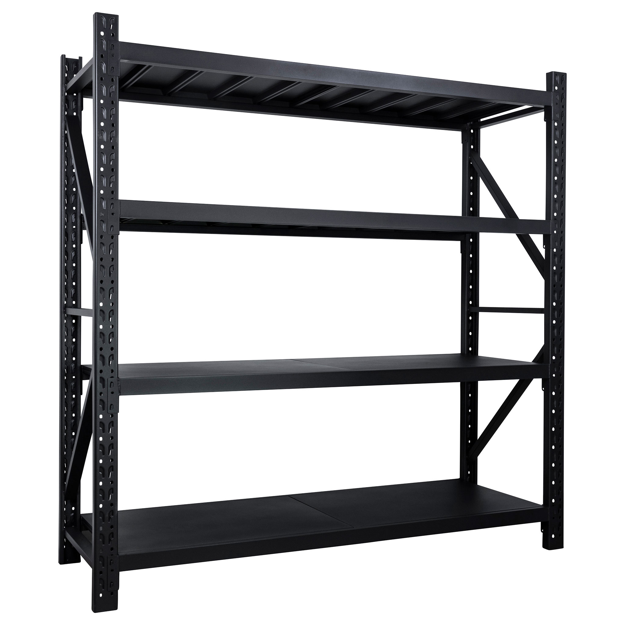 Fornorth Lagerreol 800kg, 200x60x200cm, Svart