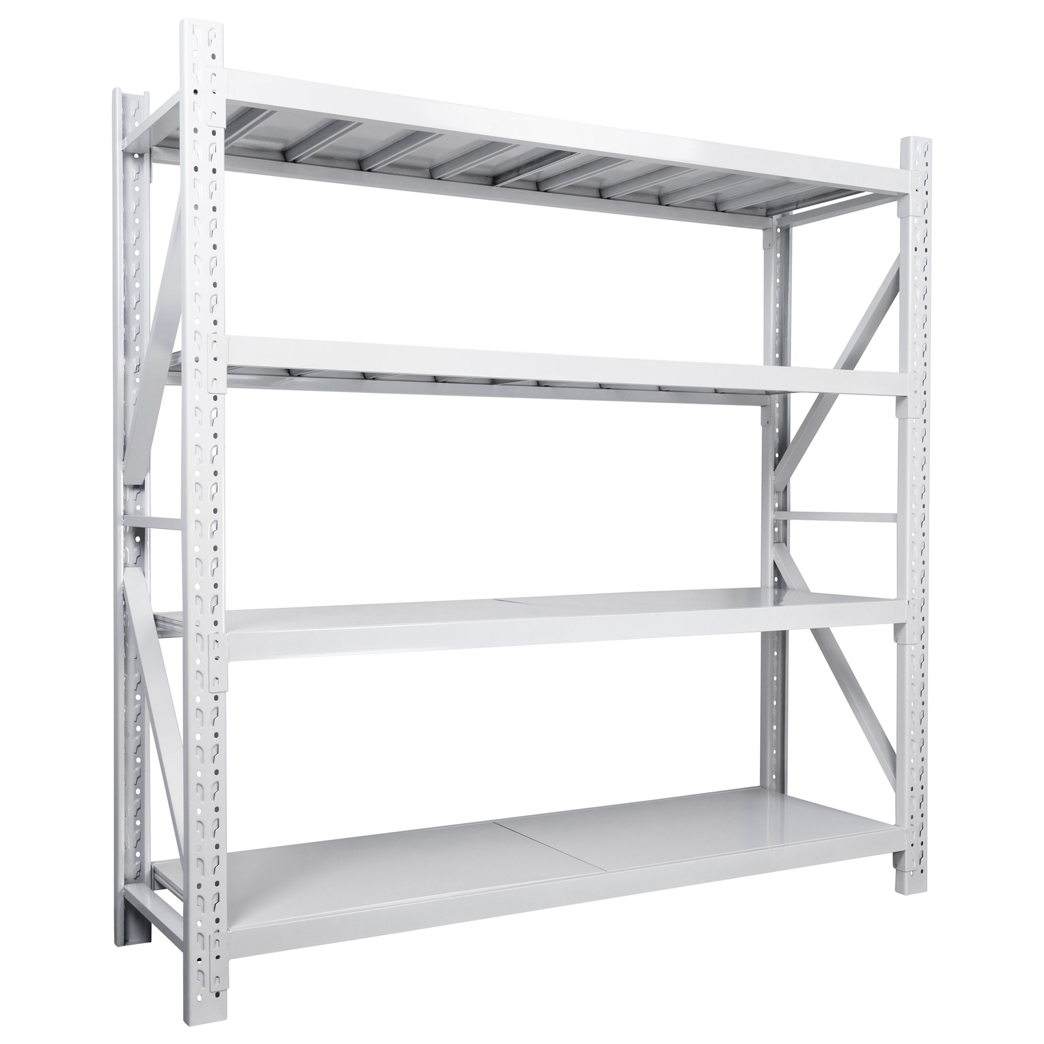 Fornorth Lagerhylle 3200kg, 200x60x200cm, Hvit