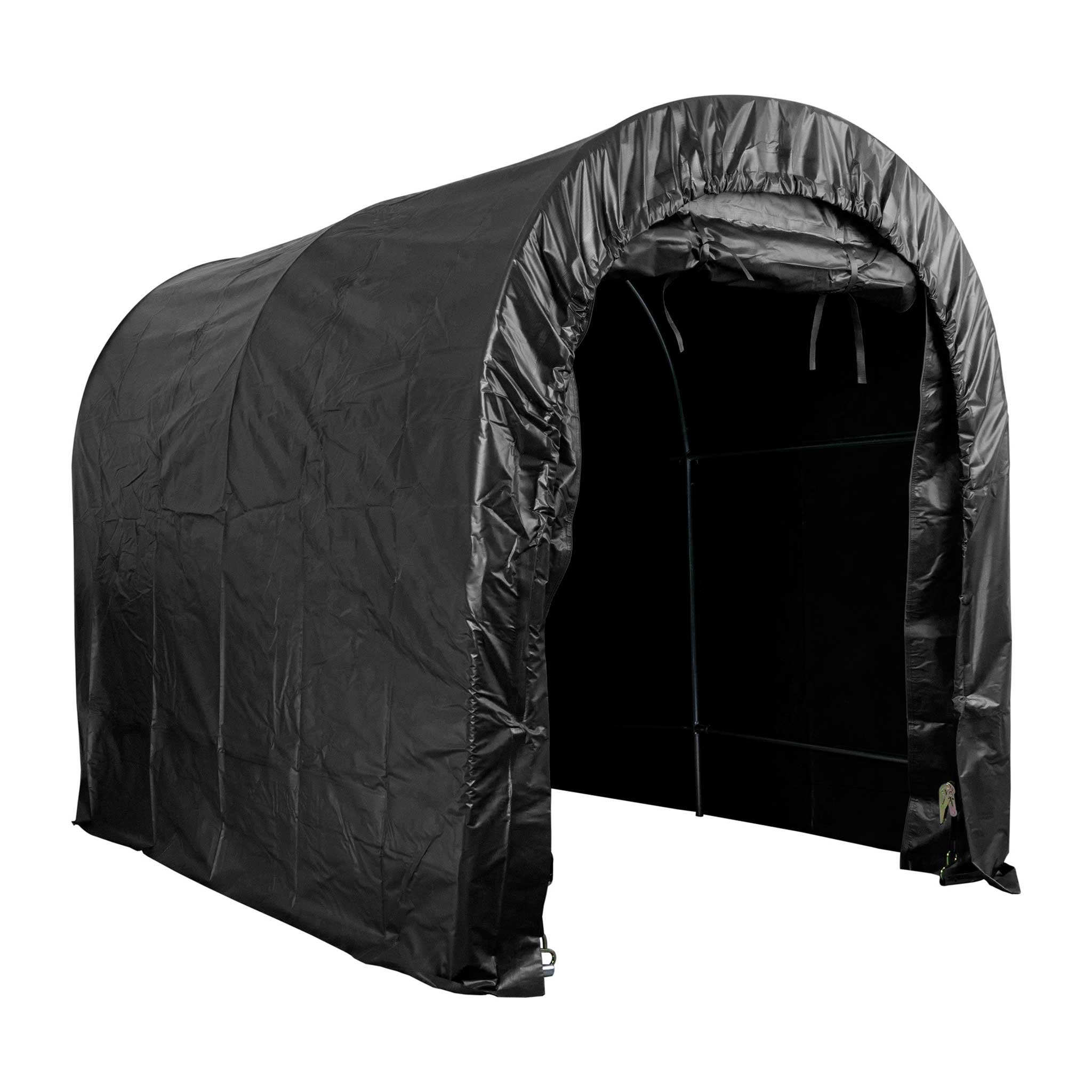 Fornorth Bærbar Garasje 1.6x2.4m, Svart