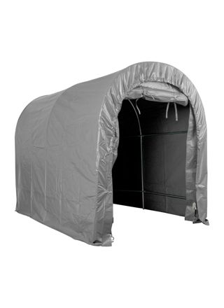 Fornorth Bærbar Garasje 1,6x2,4m, Lysegrå