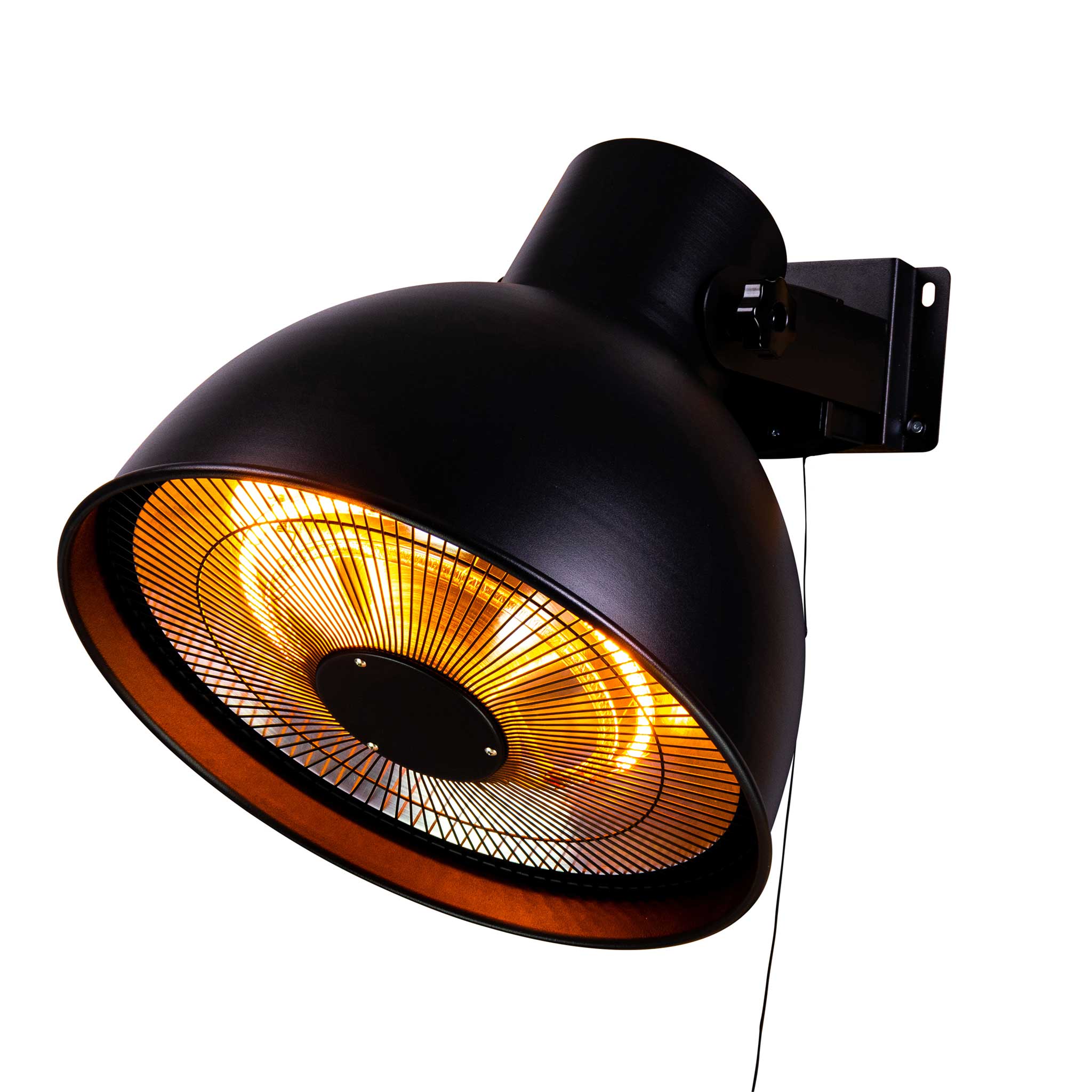 Fornorth Terrassevarmer Veggvarmer Deluxe 2000W, svart