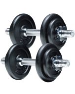 Fit'n Shape Justerbare Håndvekter 20kg, jernplater