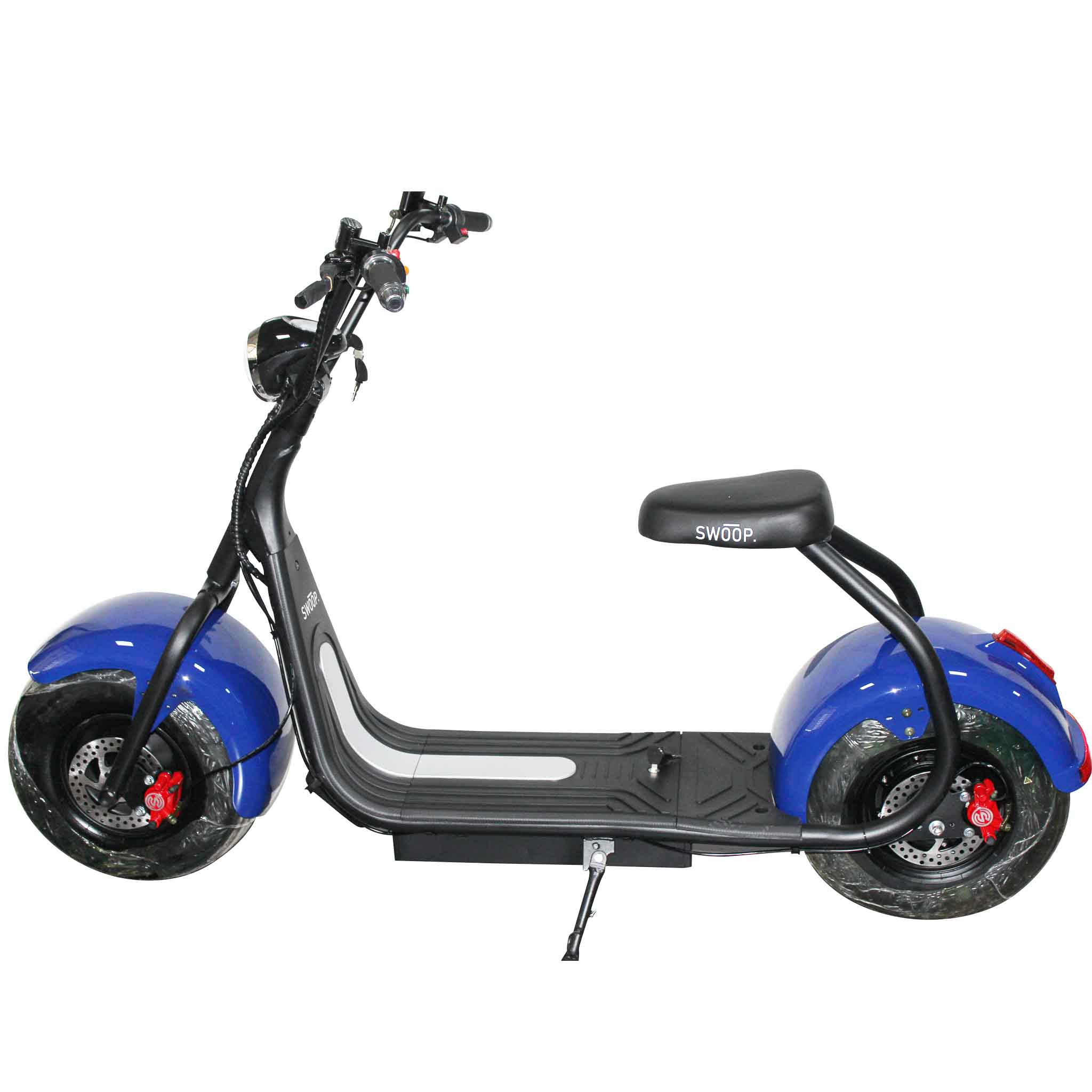 Swoop El Sparkesykkel med Sete Cruiser Blå N3