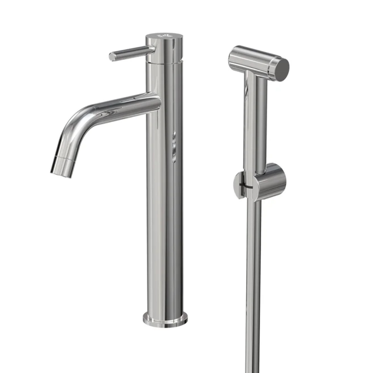 Servantbatteri INOX by Tammiholma Q1, høy, bidé