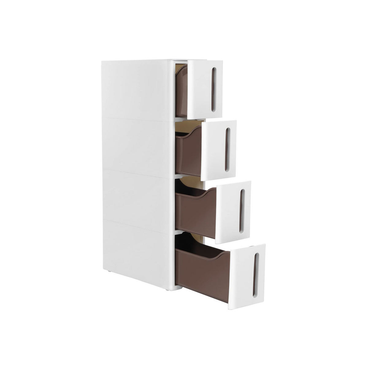 Songmics oppbevaringsvogn, med hjul, 45 × 17 × 83 cm, KFR008