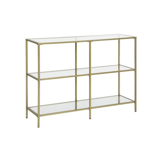 Vasagle konsollbord, 3 hyller, 100 × 30 × 73 cm, LGT027