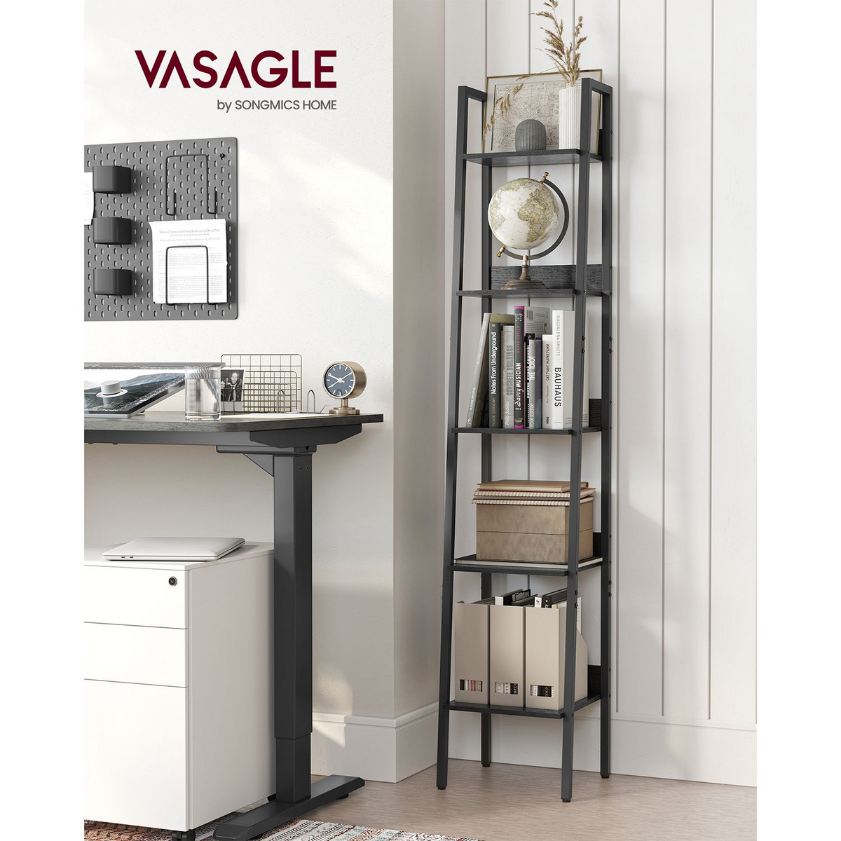 VASAGLE stigehylle, 5 nivåer, LLS109