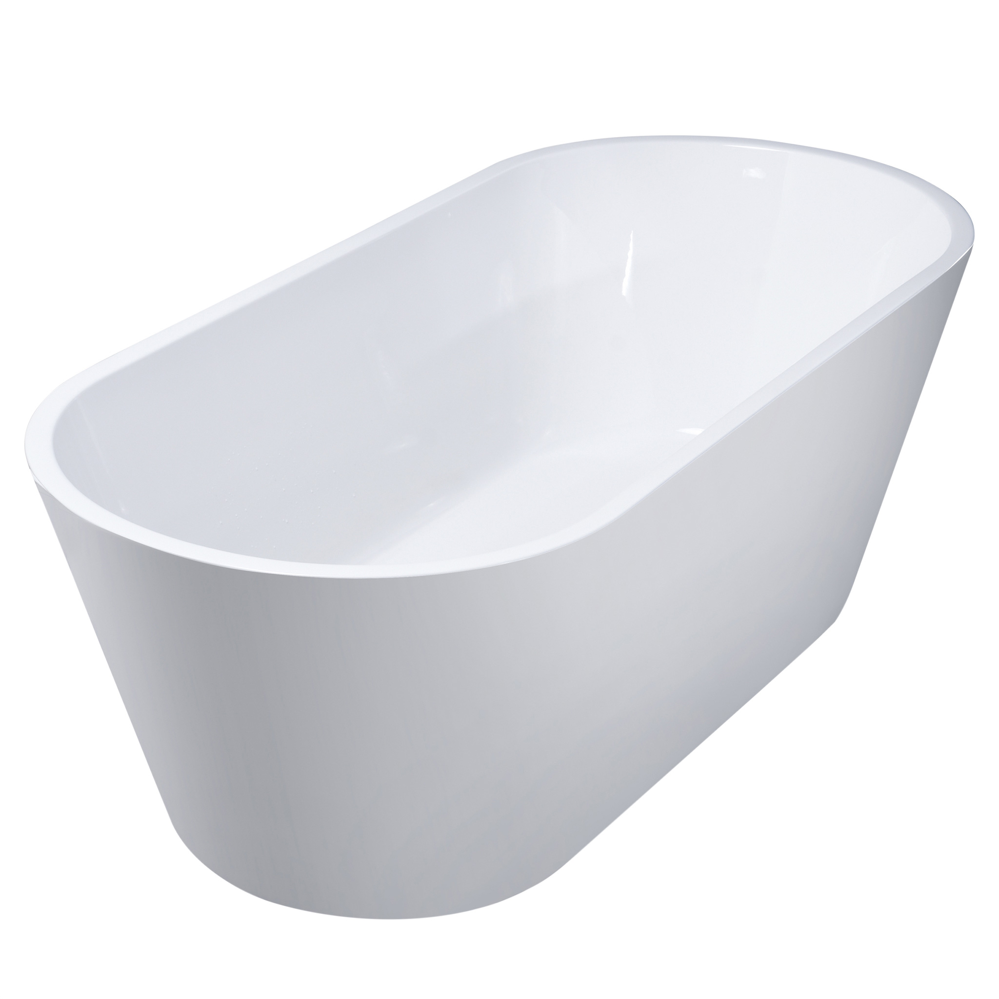 Lykke Badekar Polar Deluxe 1700x750x580mm, hvit