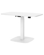 Lykke Mobil Hev- og Senkbart Skrivebord L200, Elektrisk, hvit, 90 x 55cm