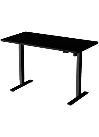 Lykke Elektrisk Hev- og Senk Skrivebord M100, svart, 140 x 70 cm