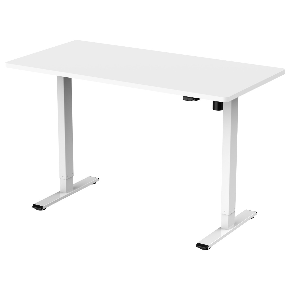 Lykke Elektrisk Hev- og Senk Skrivebord M100, hvit, 140 x 70 cm