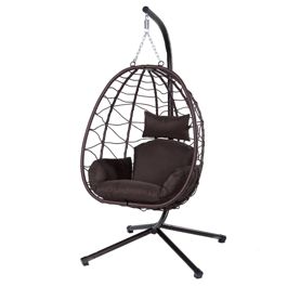 Lykke Hengestol Egg Chair, brun
