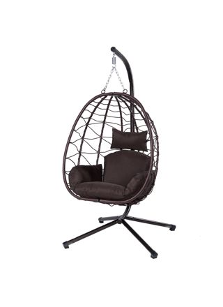 Lykke Hengestol Egg Chair, brun