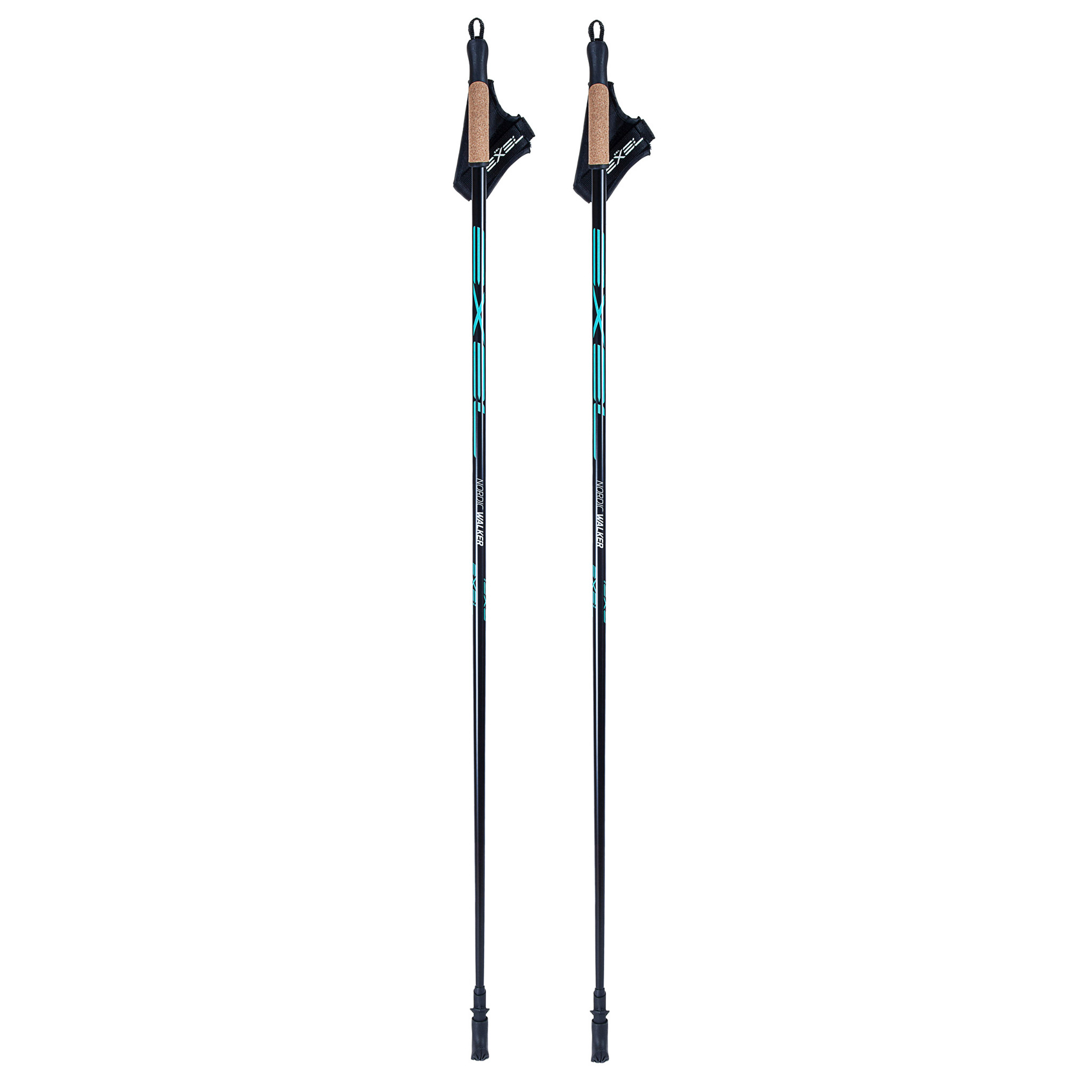 Exel Nordic Walker Staver for stavgang Svart/Cyan