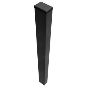 Fornorth Gjerdestolpe 220cm, svart