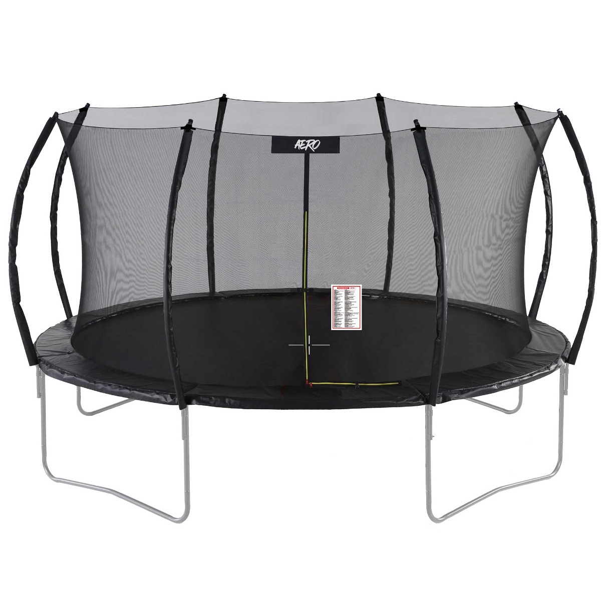 React Aero Trampoline 3,96m med sikkerhetsnett