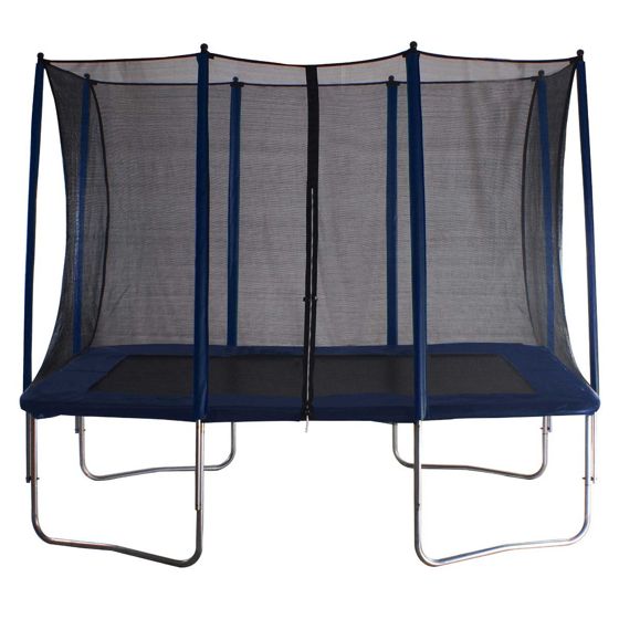 React Rektangulær Trampoline 163X216cm Med Sikkerhetsnett