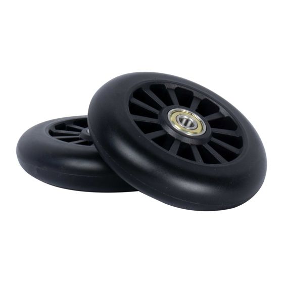Scoot Hjul, plastikkramme 100mm