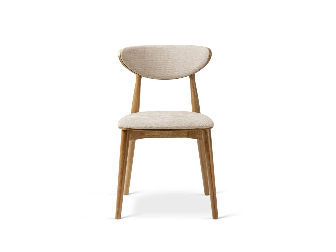 Cosmopolitan Design stoler, 2 stk., "Rina", 1-seter, 47,5 × 48 × 79 cm, Rebel, ben i amerikansk valnøtt