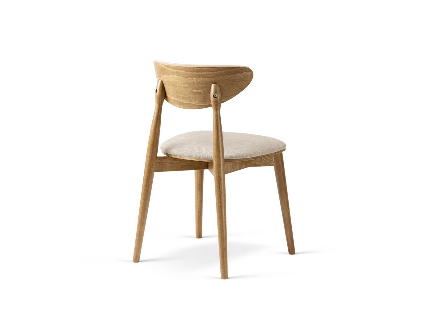 Cosmopolitan Design stoler, 2 stk., "Rina", 1-seter, 47,5 × 48 × 79 cm, Rebel, ben i amerikansk valnøtt