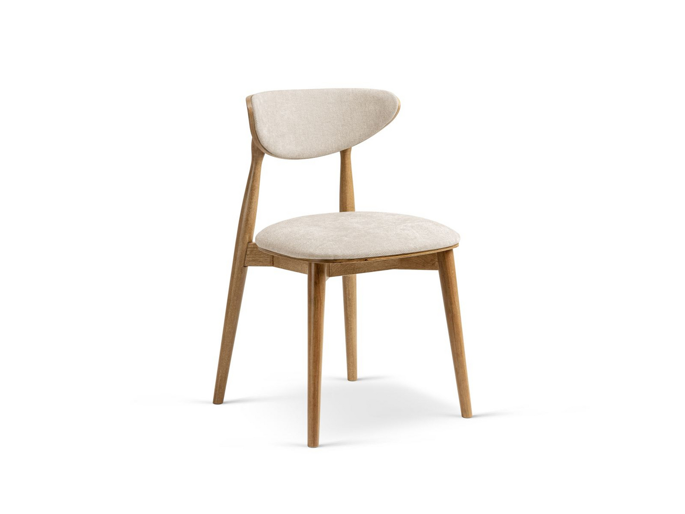 Cosmopolitan Design stoler, 2 stk., "Rina", 1-seter, 47,5 × 48 × 79 cm, Rebel, ben i amerikansk valnøtt