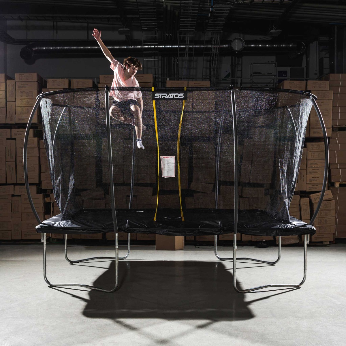 Stratos Rektangulær Trampoline 8x12 ft / 244X366 cm