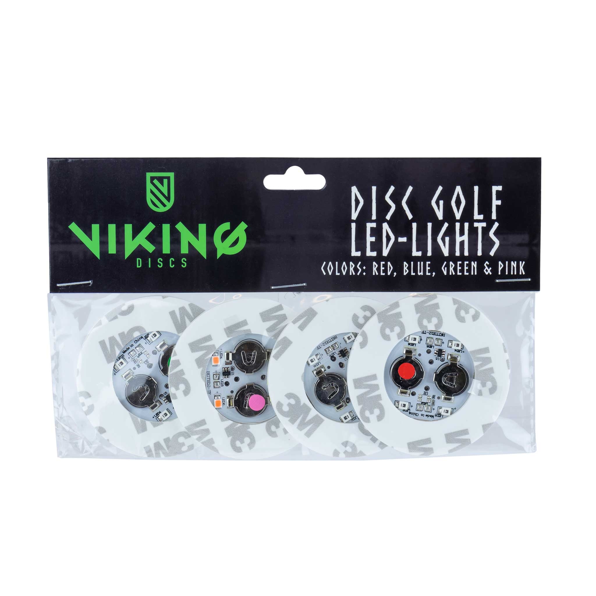 Viking Discs LED-lys for disker, Farge (4stk)